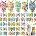 60 Pcs Dog Bandanas Summer Fruit Dog Bandanas Bulk Adjustable Pet Bibs Triangle Scarf Cat Costume for Small to Large Pet (Fruit Pattern, Medium) by Sanwuta