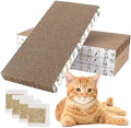 PatiencET Cat Scratching Board 4 Pack, Cardboard Cat Scratcher by patiencET