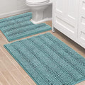 H.VERSAILTEX Bathroom Rugs Bath Rug Set 2 Piece Bathroom Contour Rug Toilet Mat by HVERSAILTEX