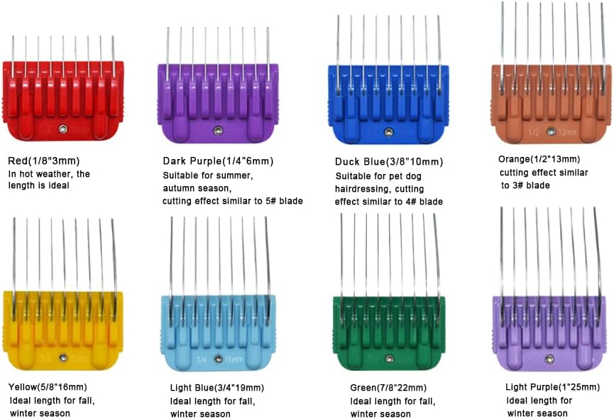 Dog Stainless Steel 8 Color Comb Compatible - Image 4