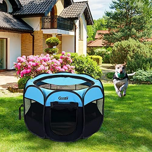 GOOZII Dog Playpen Portable Collapsible, Indoor Outdoor Pet Puppy Exercise - Image 7