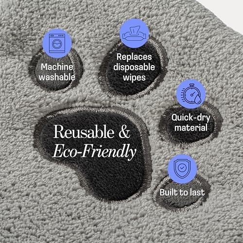 Grooming Mitt Kit with Deshedding Brush, Dogs & Cats - Image 4