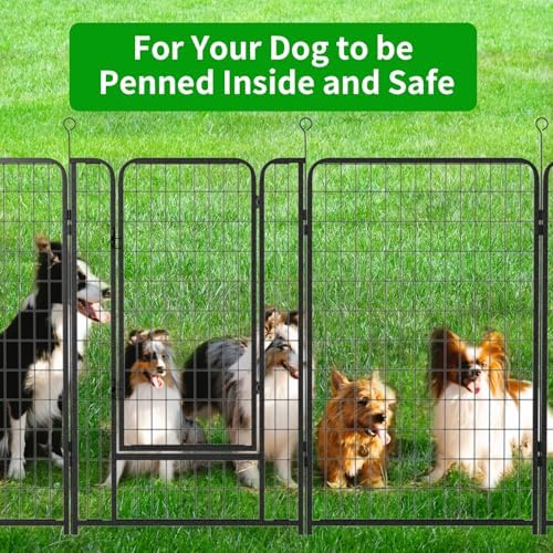 Kfvigoho Dog Playpen Outdoor Extra Wide 24 Panels Heavy Duty Dog Fence 50" - Image 5
