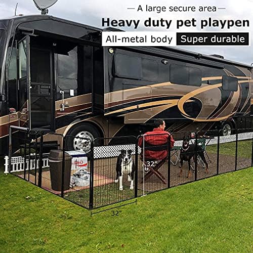 BestPet | Dog Playpen | 32", 8 Panels | Heavy Duty Metal Pet Exercise Pen - Image 3