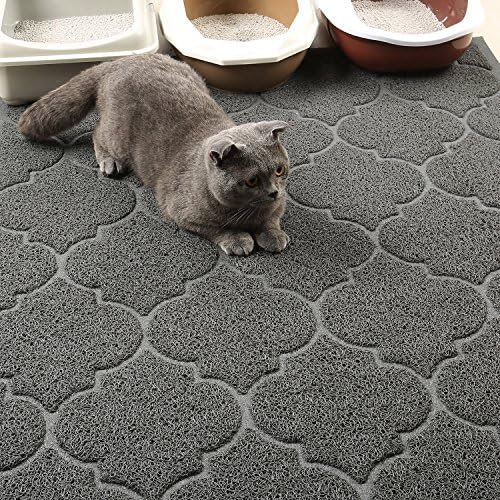 LittleTiger Cat Litter Mat, XL Super Size, Phthalate Free, 46x35 Inches - Image 6