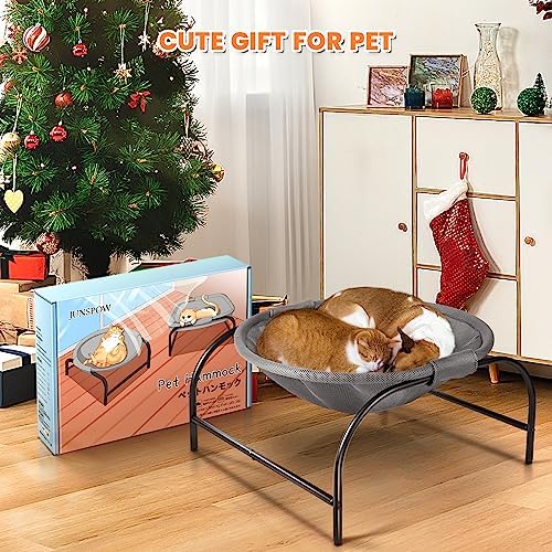 JUNSPOW Cat Bed Large Free-Standing Detachable Pet Hammock Cat Sleep - Image 5