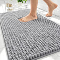 OLANLY Thick Chenille Bathroom Rugs 34x21, Soft Absorbent Bath Mat by OLANLY