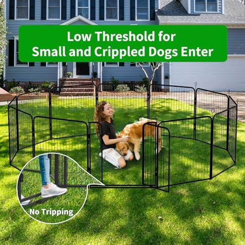 Kfvigoho Dog Playpen Outdoor Extra Wide 32 Panels Heavy Duty Dog Fence 47" - Image 3