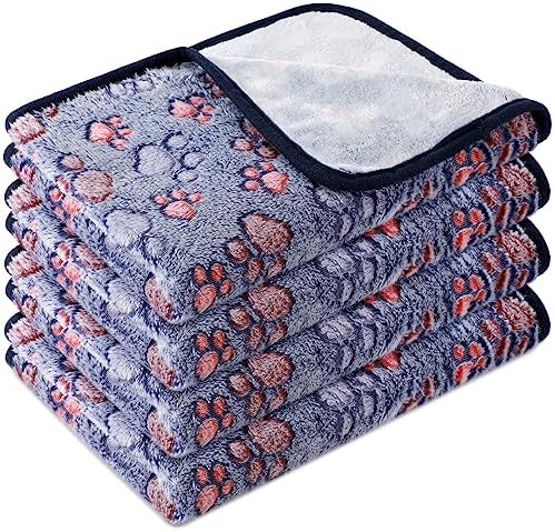 Tatuo 4 Pack Fleece Dog Blanket by Tatuo