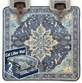 Hompet Cat Litter Mat 2 Pack, 72x72 Large Machine Washable Trapping Mats by Hompet