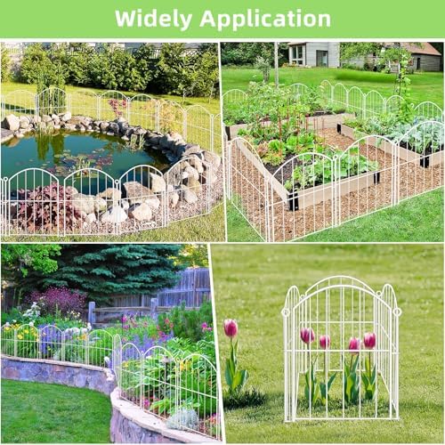 Decorative Garden Fence, 17in x 30ft No Dig Fence - Image 5