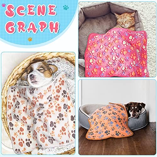 Tatuo 4 Pcs Fleece Dog Blankets - Image 3